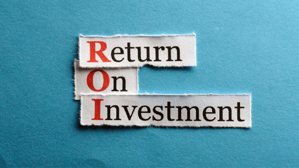 Important numbers for your return on investment.